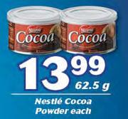 Nestle Cocoa Powder-62.5g Each