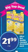 Ultra Mel Vanilla Custard Assorted- 1 Ltr