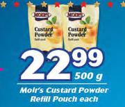 Molr's Custard Powder Refill Pouch-500 g Each