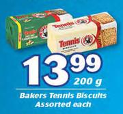 Bakers Tennis Biscuits Assorted-200g Each