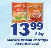 Morvite Instant Porridge Assorted-1Kg Each