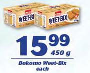 Bokomo Weet Bix-450g Each