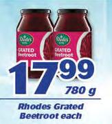Rhodes Grated Beetroot-780g Each