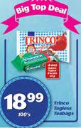 Trinco Tagless Teabags-100's