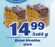 Eezee Noodles-5 x 65g Each