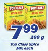 Top Class Spice Mix-200g Each