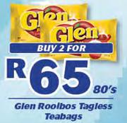 Glen Rooibos Tagless Teabags-2 x 80's