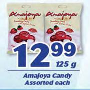 Amajoya Candy Assorted-125g Each