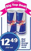 Red Bull Energy Drink-250ml Each