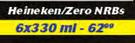 Heineken/Zero NRBs-6 x 330ml
