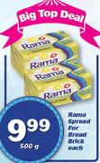 Rama Spread For Bread Brick-500g Each