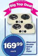 Diamond Double Spiral Hot Plate-Each
