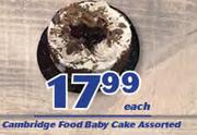 Cambridge Food Baby Cake Assorted-Each