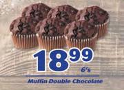 Muffin Double Chocolate-6's