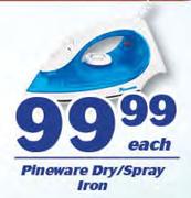 Pineware Dry/Spray Iron-Each