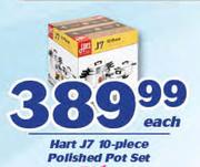 Hart J7 10 Piece Polished Pot Set-Each