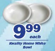 Kwality Home White Bowl-Each