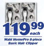 Wahl Homepro 8 Piece Basic Hair Clipper-Each