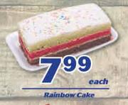 Rainbow Cake-Each