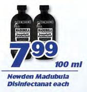 Newden Madubula Disinfectanat-100ml Each
