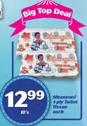 Sibanyoni 1 Ply Toilet Tissue-10's Each