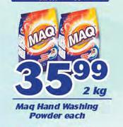 Maq Hand Washing Powder-2Kg Each