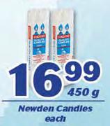 Newden Candles-450g Each