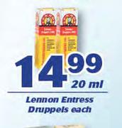 Lennon Entress Druppels-20ml Each