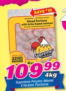 Supreme Frozen Mixed Chicken Portions-4Kg