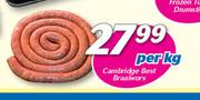 Cambridge Best Braaiwors-Per Kg