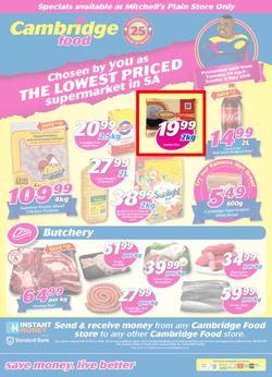 Cambridge Food Mitchells Plain : April Month End (24 April - 6 May 2018, page 1
