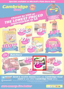 Cambridge Food Mitchells Plain : April Month End (24 April - 6 May 2018, page 1