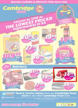 Cambridge Food Mitchells Plain : April Month End (24 April - 6 May 2018, page 1