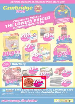 Cambridge Food Mitchells Plain : April Month End (24 April - 6 May 2018, page 1