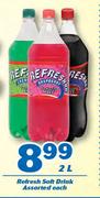 Refresh Soft Drink-2Ltr Each