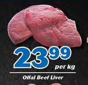 Offal Beef Liver-Per kg