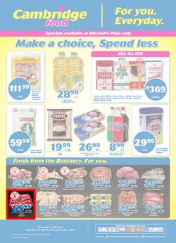 Cambridge Food Mitchells Plain : April Month End (25 Apr - 7 May 2019), page 1