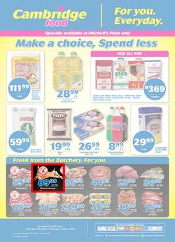 Cambridge Food Mitchells Plain : April Month End (25 Apr - 7 May 2019), page 1