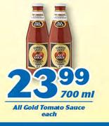 All Gold Tomato Sauce-700ml Each