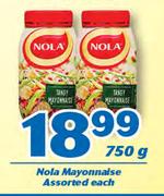 Nola Mayonnaise-750g Each