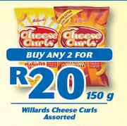 Willards Cheese Curls-2x150g
