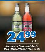 Namaqua Diamond Perle Red White Rose/ Wine-1Ltr Each