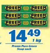 Preem Pure Green Soap-1kg Each