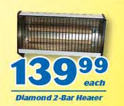 Diamond 2 Bar Heater