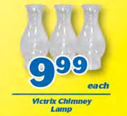 Victrix Chimney Lamp-Each