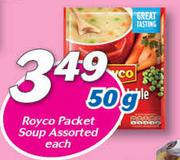 Royco Packet Soup Assorted-50g Each