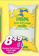 Darling Full Cream Fresh Milk Sachet-1Ltr