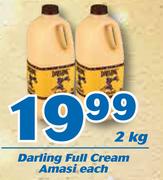 Darling Full Cream Amasi-2kg Each