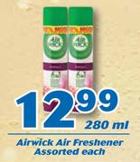 Airwick Air Freshener-280ml Each