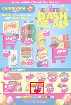 Cambridge Food Mitchells Plain : Dash for Deals (22 March - 4 April 2018), page 1
